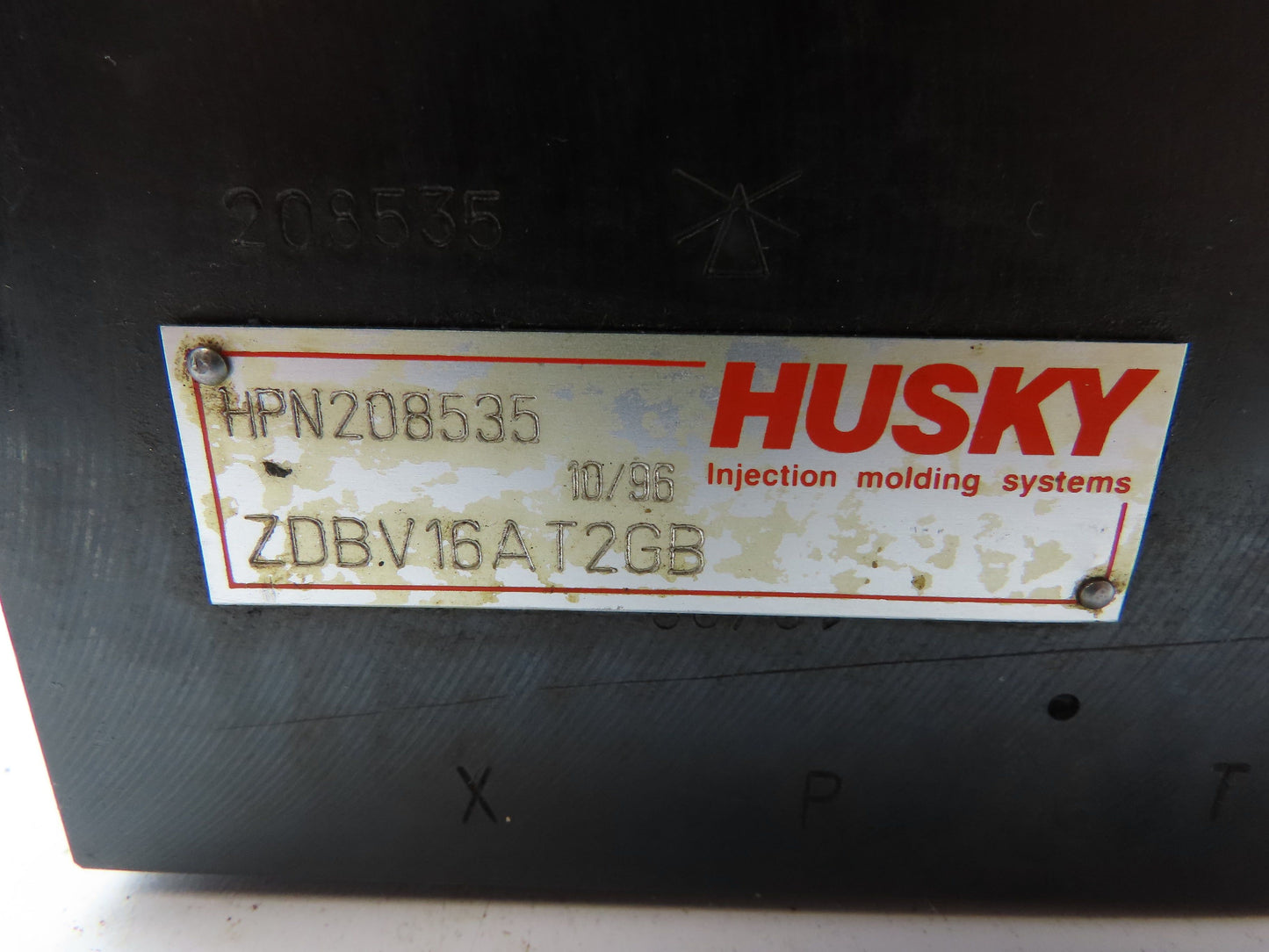 Husky Hydrolux ZDBV16AT2GB Hydraulic Proportional Valve Block Manifold Sz 16