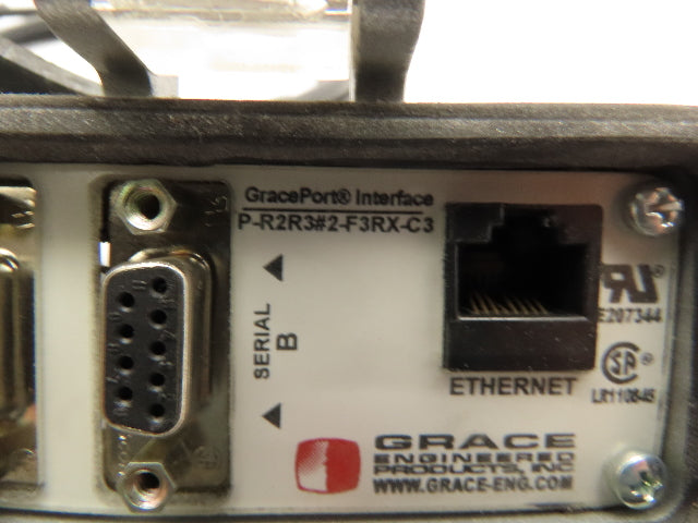GracePort Interface P-R2R3#2-F3RX-C3 Ethernet Male/Female 12/4 Cable 3'  9-Pin