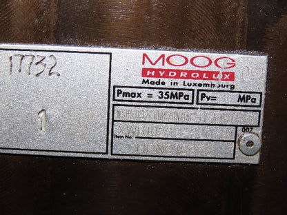 MOOG WSH53P32C108CZBN Hydraulic Proportional Servo Valve Stack D633E714A
