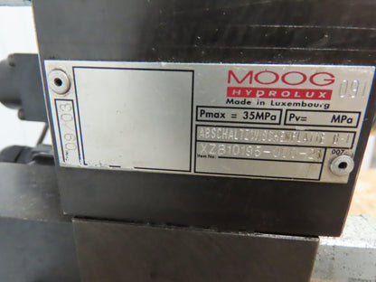 MOOG WSH53P32C108CZBN Hydraulic Proportional Servo Valve Stack D633E714A