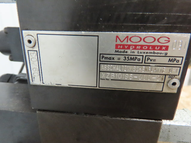 MOOG WSH53P32C108CZBN Hydraulic Proportional Servo Valve Stack D633E714A