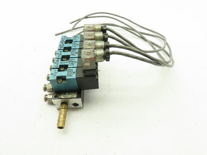 MAC 45A-L00-DDDJ-1KD9 Pneumatic Solenoid Valve Assy. w/Circuit Bar 24V 120PSI