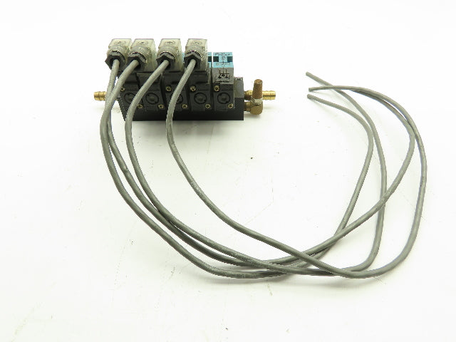 MAC 45A-L00-DDDJ-1KD9 Pneumatic Solenoid Valve Assy. w/Circuit Bar 24V 120PSI