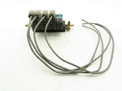 MAC 45A-L00-DDDJ-1KD9 Pneumatic Solenoid Valve Assy. w/Circuit Bar 24V 120PSI