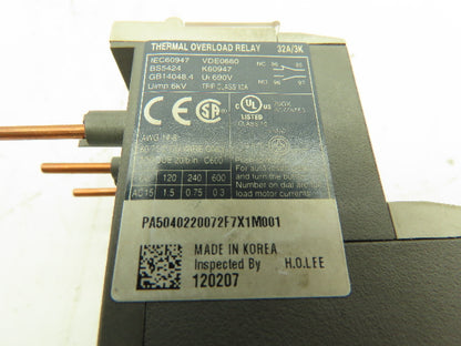 Cerus Industrial MTK-32 Mira Thermal Overload Relay 1.6-2.5A Man Reset Lot of 2