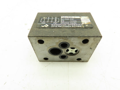 Wandfluh Hydraulik ARVB 6 Hydraulic Valve max 350 bar