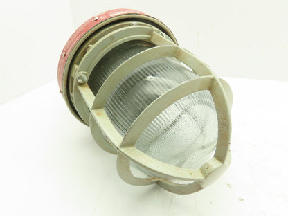 RAB EP124 Pendant Mount Haz Location Explosion Proof Fixture w/Guard 300W .5"Hub
