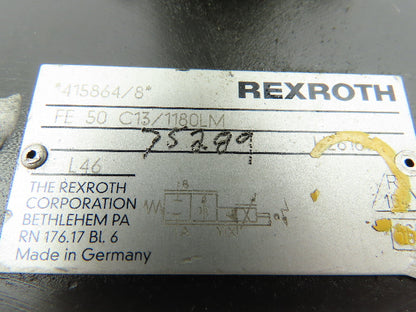 Rexroth FE 50 C13/1180LM Hydraulic Proportional Directional Cartridge Valve
