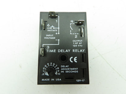 SSAC HRD9420 Solid State Timer adj .2 to 10 seconds Time Delay Relay