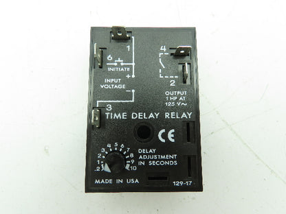 SSAC HRD9420 Solid State Timer adj .2 to 10 seconds Time Delay Relay