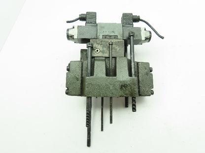 Rexroth 4WEH16E60/6AG24N9ETK4 Hydraulic Directional Solenoid Spool Valve Stack