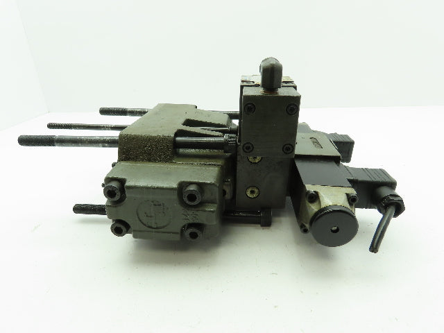 Rexroth 4WEH16E60/6AG24N9ETK4 Hydraulic Directional Solenoid Spool Valve Stack