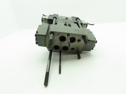 Rexroth 4WEH16E60/6AG24N9ETK4 Hydraulic Directional Solenoid Spool Valve Stack