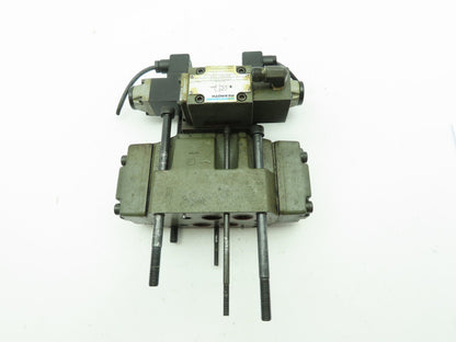 Rexroth 4WEH16E60/6AG24N9ETK4 Hydraulic Directional Solenoid Spool Valve Stack