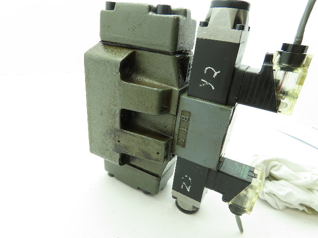 Rexroth 4WEH16E60/6AG24N9ETK4 Hydraulic Directional Dual Solenoid Spool Valve