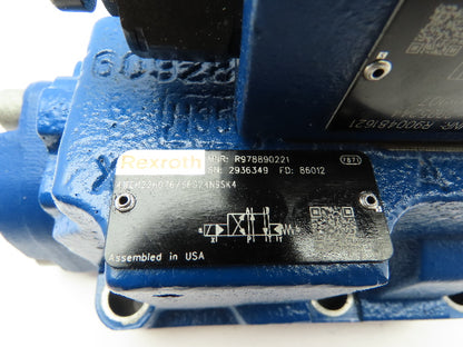 Rexroth Hydraulic 4WEH22HD76/6EG24N9SK4 Directional Solenoid Spool Check Valve