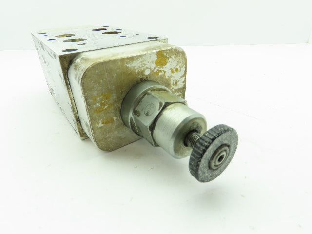 Sun Hydraulics DKY Hydraulic Aluminum Flow Control Valve Sandwich Manifold Body