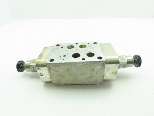 Sun Hydraulics DKY Hydraulic Aluminum Flow Control Valve Sandwich Manifold Body