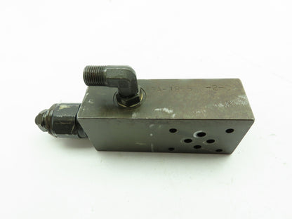 Rexroth DBD S6 K18/200 Hydraulic Cartridge Relief Valve Manifold AGA-1855-2