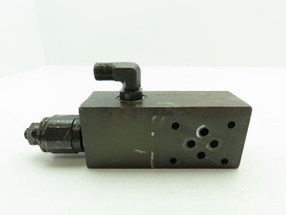 Rexroth DBD S6 K18/200 Hydraulic Cartridge Relief Valve Manifold AGA-1855-2