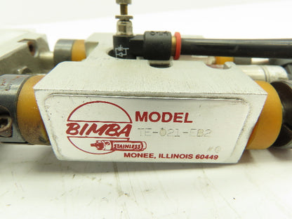 BIMBA TE-021-EB2 Pneumatic Cylinder Linear Thruster Double Acting 1"Stroke
