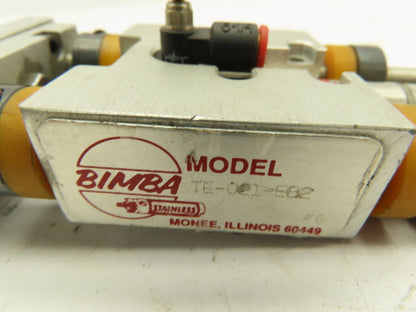 BIMBA TE-021-EB2 Pneumatic Cylinder Linear Thruster Double Acting 1"Stroke