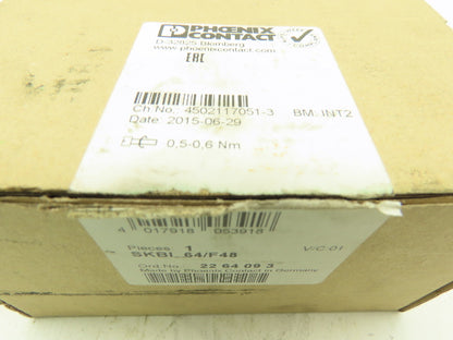 Phoenix Contact SKBI 64/F48 Plug-In Card Block