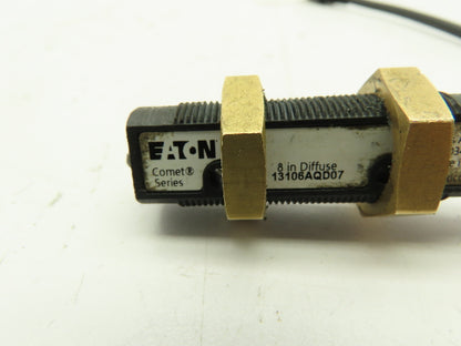 Cutler Hammer 13106AQD07 Photoelectric Sensor Ser A5 Diffuse 8"Range 10-30VDC 1W