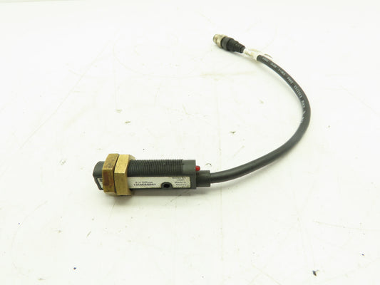 Cutler Hammer 13106AQD07 Photoelectric Sensor Ser A4 Diffuse 8"Range 10-30VDC 1W