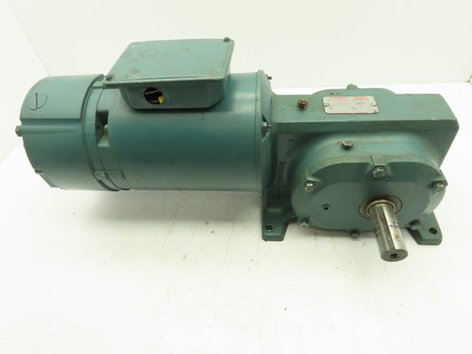 Dodge Master XL Gearmotor 1/2 Hp 101:1 Ratio 17 Rpm Output 3 Ph W/Brake