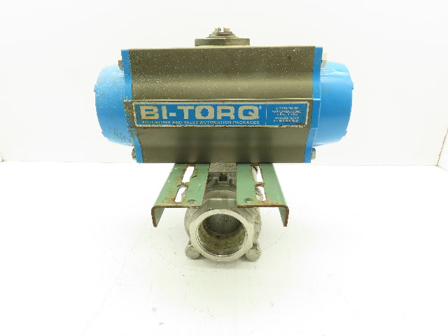 BI-TORQ IS3PT20100SR Pneumatic Actuator With 2" Ball Valve Quarter Turn