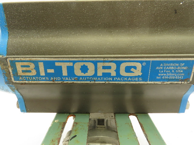 BI-TORQ IS3PT20100SR Pneumatic Actuator With 2" Ball Valve Quarter Turn