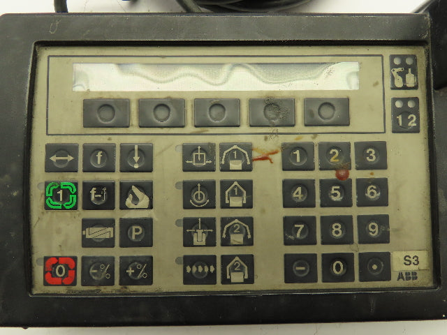 ABB 3HAA3560-GTA Robot Teach Pendant S3 REV: 1 E/Stop Keypad Joystick Control