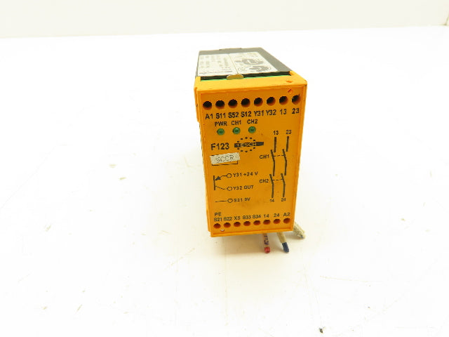 Tesch F123X04 Safety Relay Switch 24VAC/DC  07400040