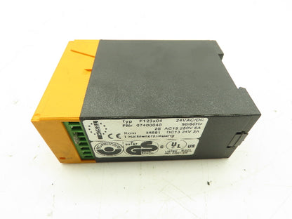 Tesch F123X04 Safety Relay Switch 24VAC/DC  07400040