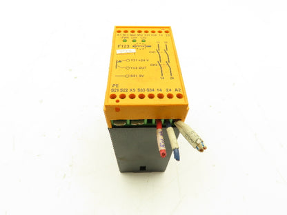 Tesch F123X04 Safety Relay Switch 24VAC/DC  07400040