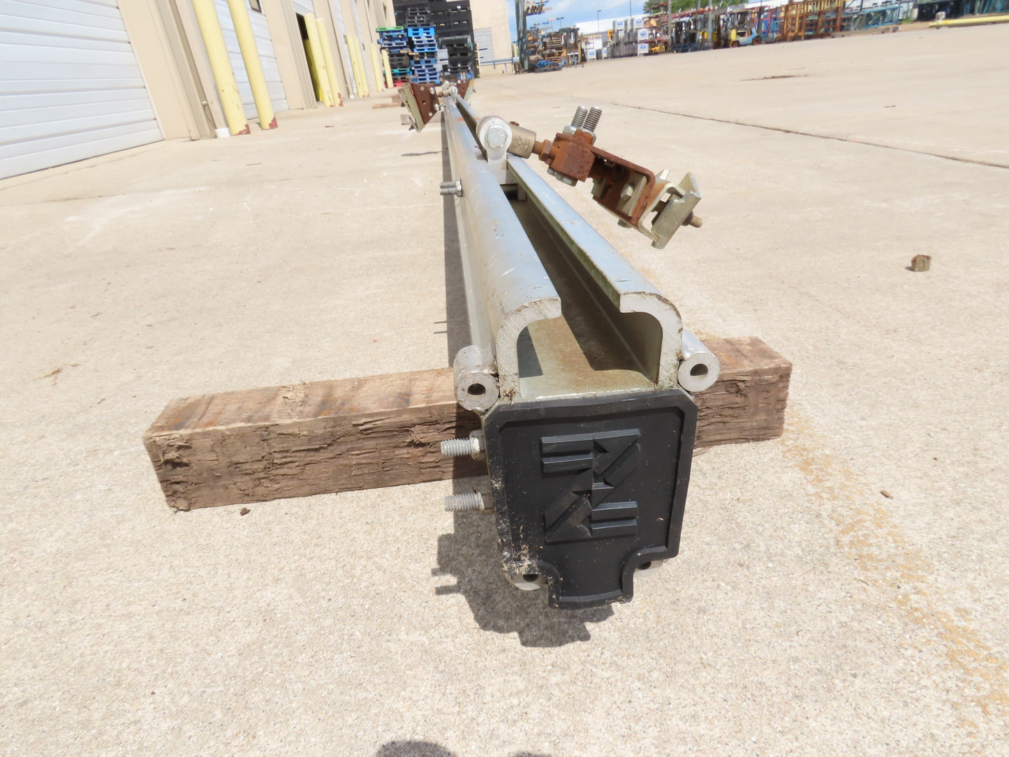 IR Zimmerman Ceiling Hung Aluminum Bridge Crane 20' Span Track Rail 2 Trolleys