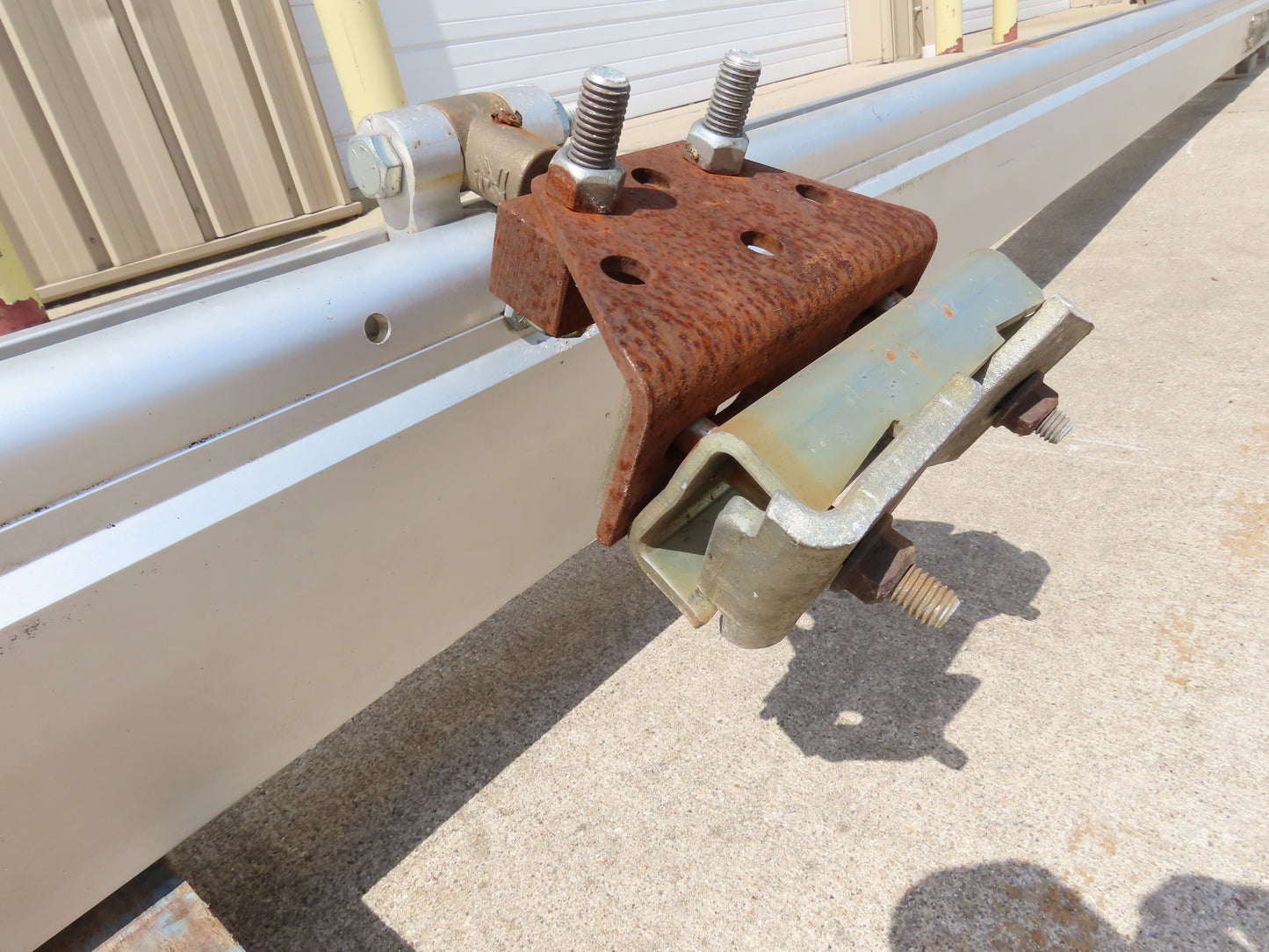 IR Zimmerman Ceiling Hung Aluminum Bridge Crane 20' Span Track Rail 2 Trolleys