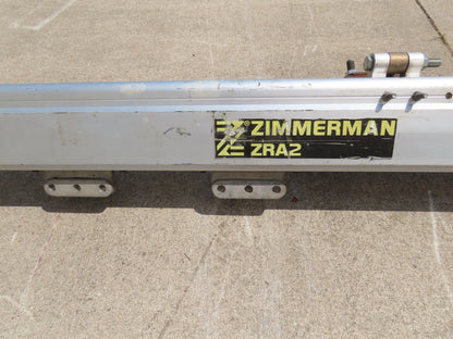 IR Zimmerman Ceiling Hung Aluminum Bridge Crane 20' Span Track Rail 2 Trolleys