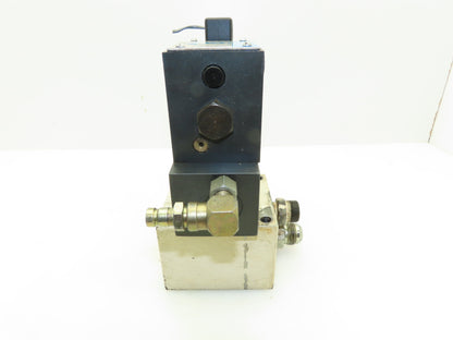 Vickers DG4S4-012A-U-H-60 Hydraulic Directional  Solenoid Relief Valve Stack