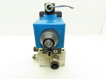 Vickers DG4S4-012A-U-H-60 Hydraulic Directional  Solenoid Relief Valve Stack