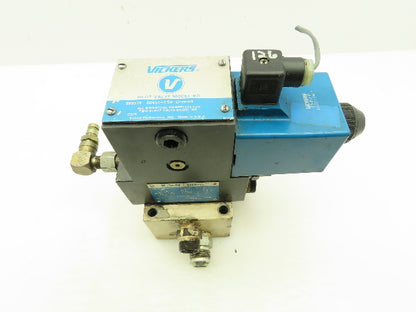 Vickers DG4S4-012A-U-H-60 Hydraulic Directional  Solenoid Relief Valve Stack