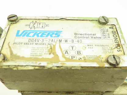 Vickers CVC-25-C1-S2-W-245-10 Hydraulic Directional Cartridge Solenoid Valve 25