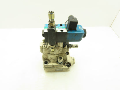 Yuken SD901-5-1002 Hydraulic Directional Control Solenoid Relief Valve Stack