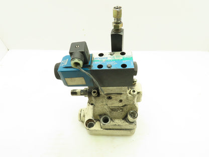 Yuken SD901-5-1002 Hydraulic Directional Control Solenoid Relief Valve Stack