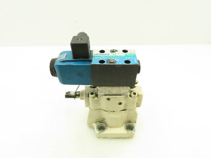 Yuken DG4V-3S-2A-M-U-H5-60 Hydraulic Directional Solenoid Relief Valve Stack 24V