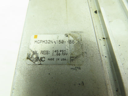 SMC MGPM32N-150-XB6 Pneumatic Guided Cylinder 32mm Bore 150mm Stroke 145PSI