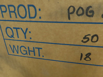POG 25 C1 Polypropylene Monofilament Size 1 Bag Filter 25 Micron Lot of 50