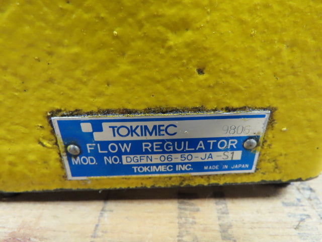 Tokimec DG5V-H8 Directional Hydraulic Flow Control Solenoid Relief Valve Stack