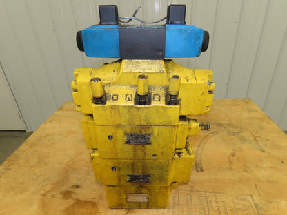 Yuken MRP-06-B-30 Directional Hydraulic Flow Control Solenoid Relief Valve Stack